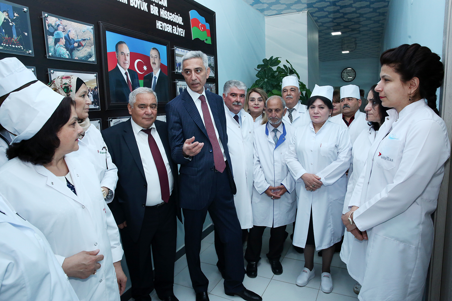 Dəmir yolu poliklinikası və doğum şöbəsi istifadəyə verildi    - FOTOLAR