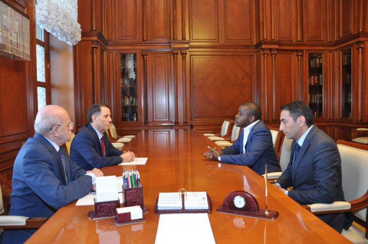 Novruz Məmmədov Mamadu Sano Qomesi qəbul etdi    - FOTO