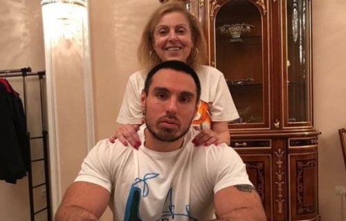 Sevil Əliyeva oğlu ilə birgə    - FOTOSU