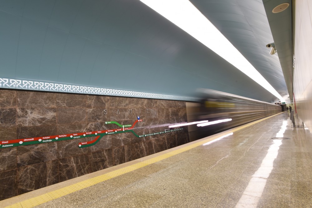 Sahil metrosu istifadəyə verildi  Prezident açılışda - FOTOLAR