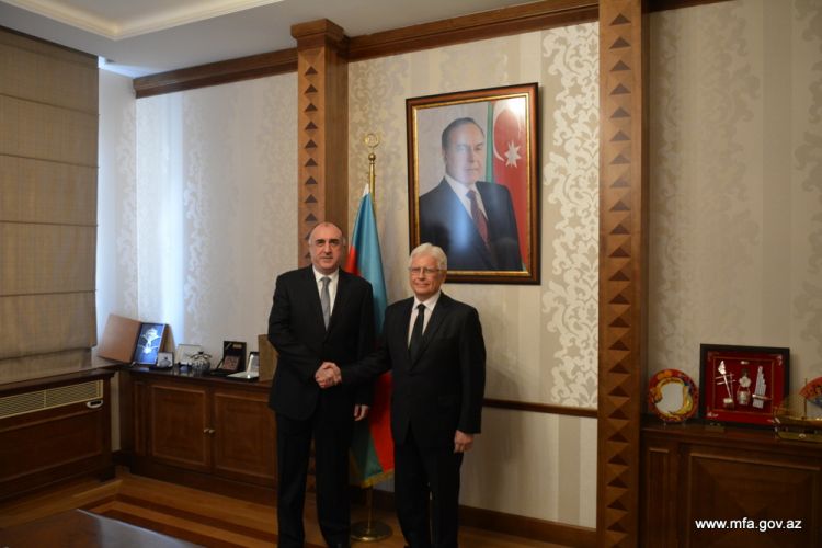Məmmədyarov Rusiyanın yeni səfirini qəbul etdi - FOTO