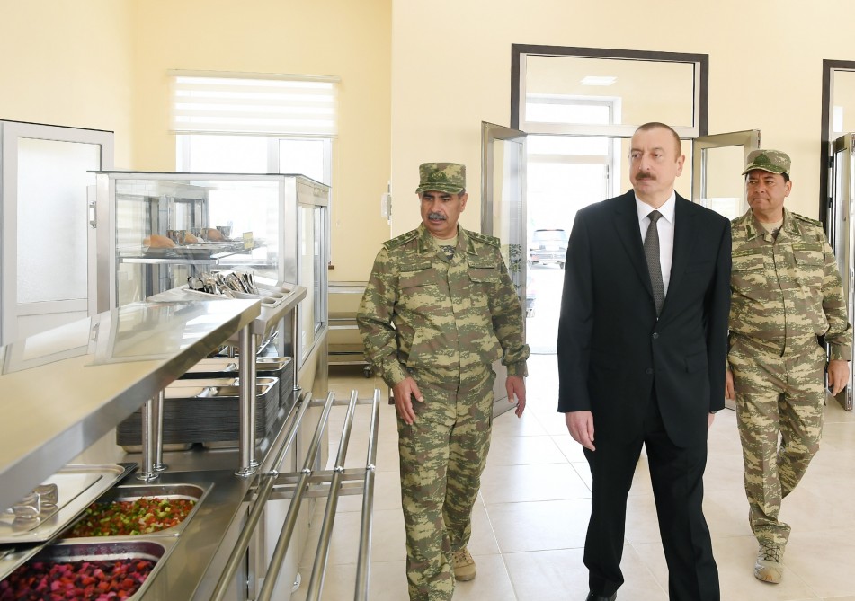 Ali Baş Komandan hərbi hissənin açılışında   - FOTOLAR-YENİLƏNİB