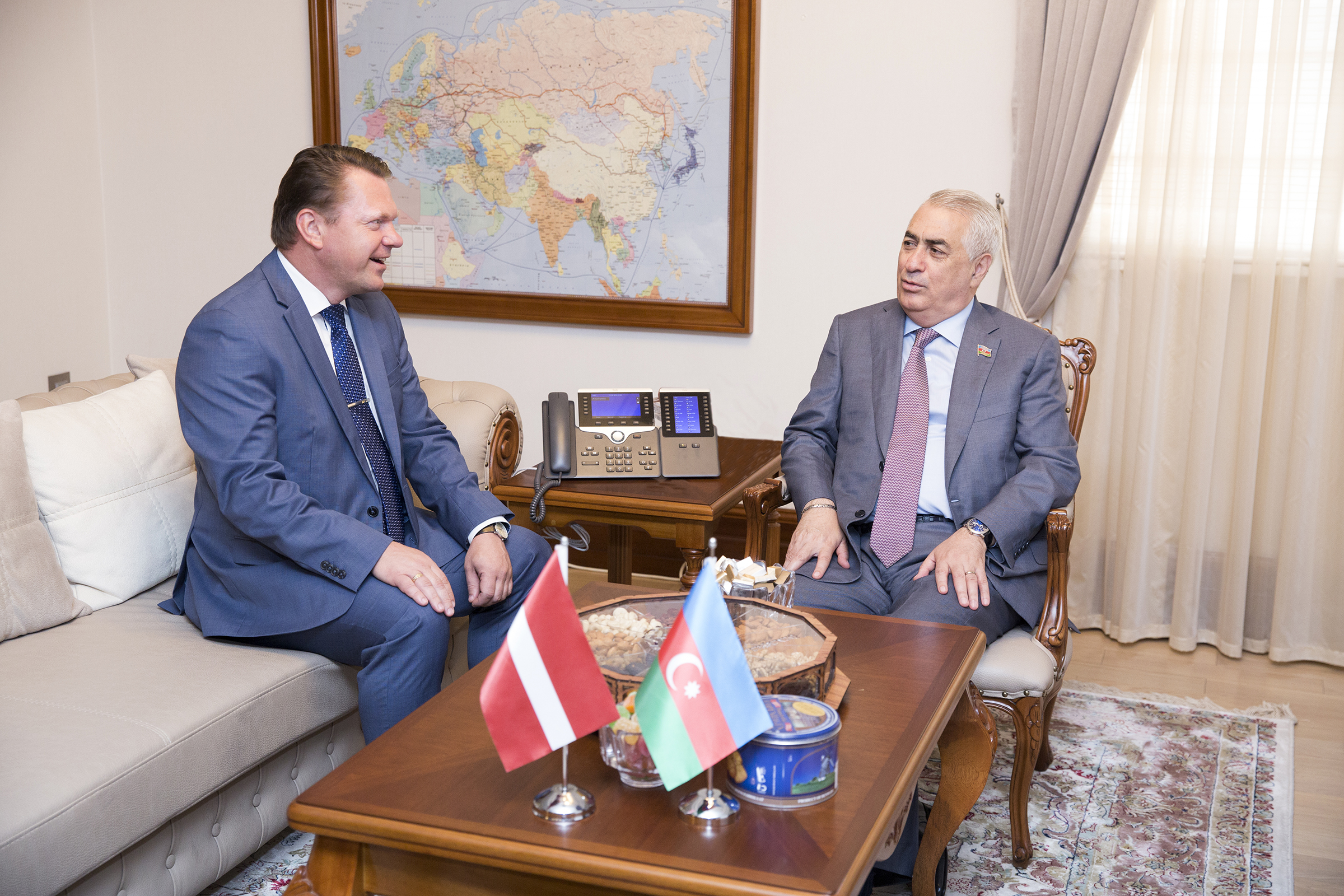 Azərbaycan və Latviya dəmiryolçuları Bakıda görüşdülər  - FOTO