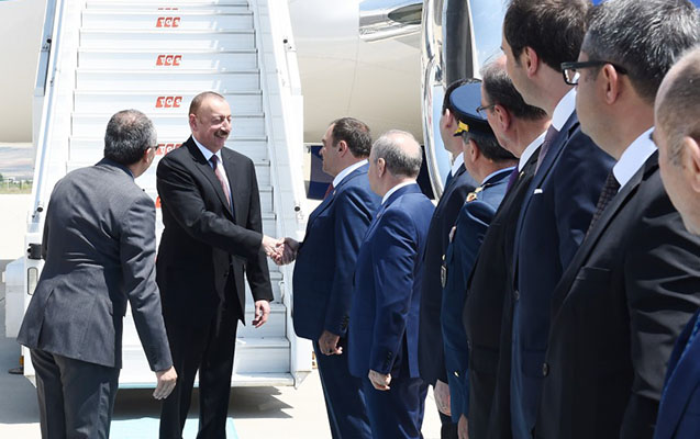 İlham Əliyev Türkiyədə belə qarşılandı   - FOTOLAR