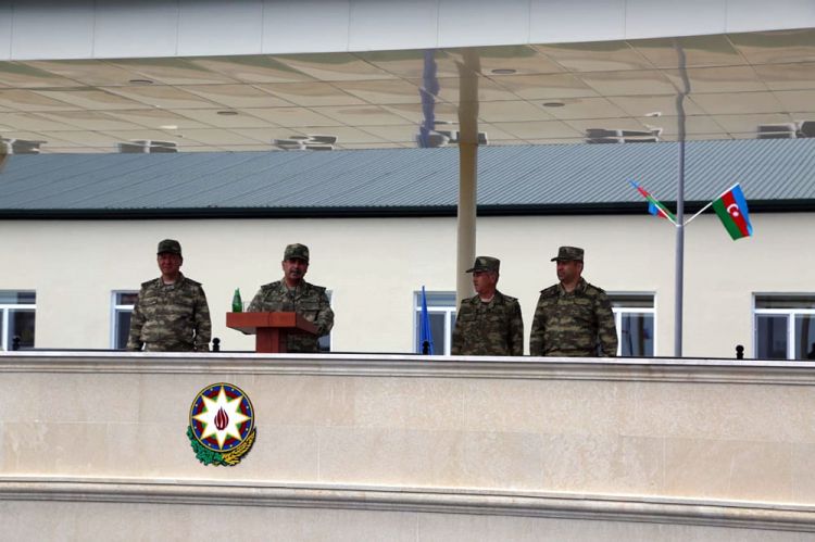 Zakir Həsənov yeni hərbi hissənin açılışında   - FOTO