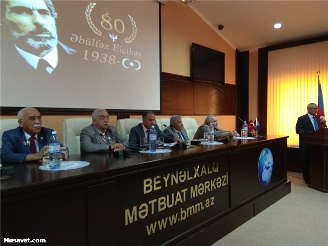 Elçibəyin yubileyinə Əli Kərimli qatılmadı  - FOTOLAR