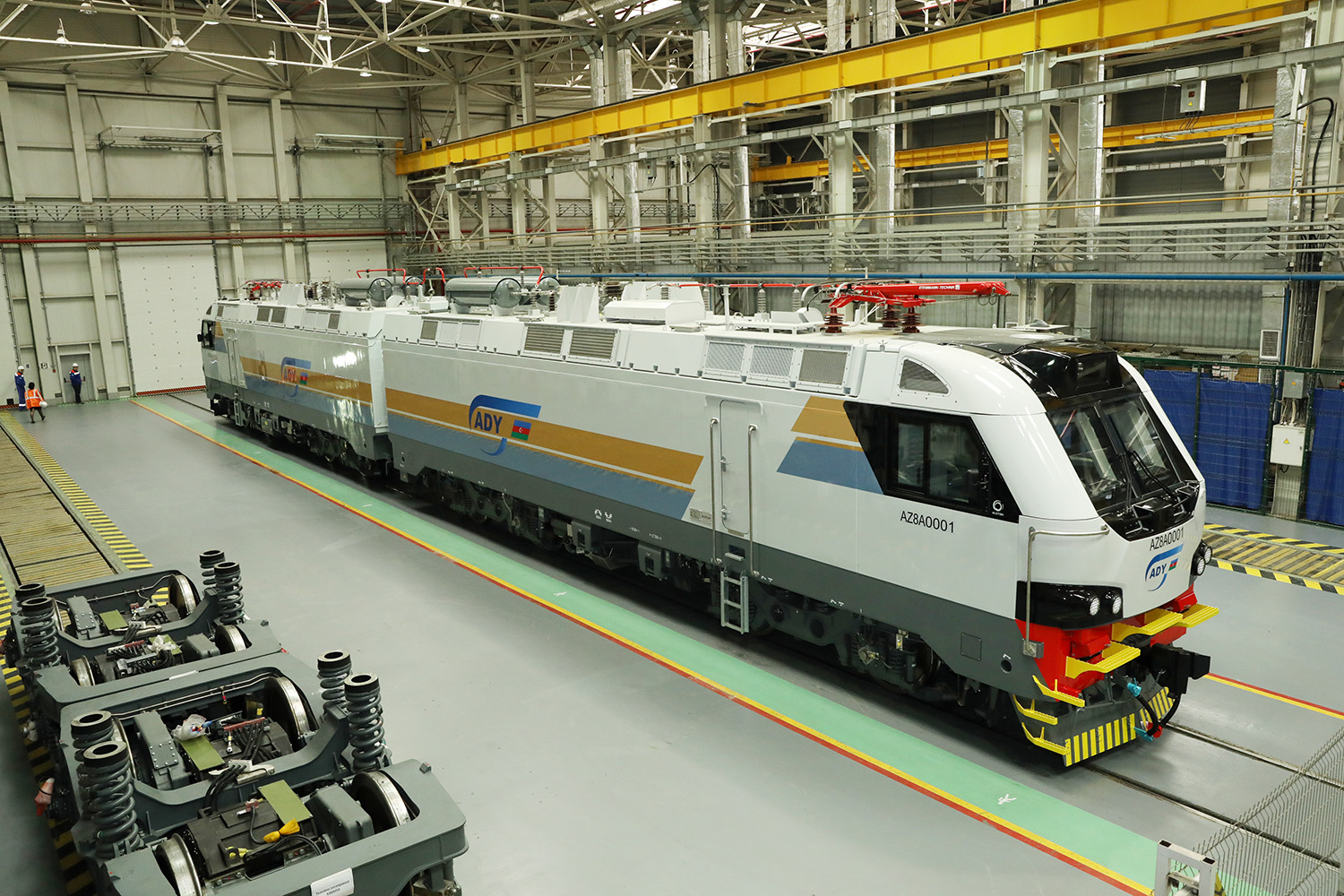 Astanada yeni yük lokomotivinin təqdimat mərasimi keçirilib  - FOTOLAR