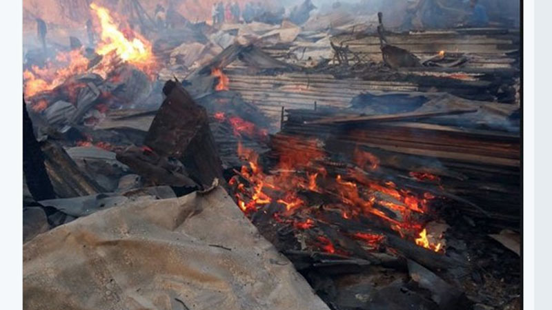 Paytaxtda məşhur bazar yandı  - Ölən və yaralananlar var  - FOTO
