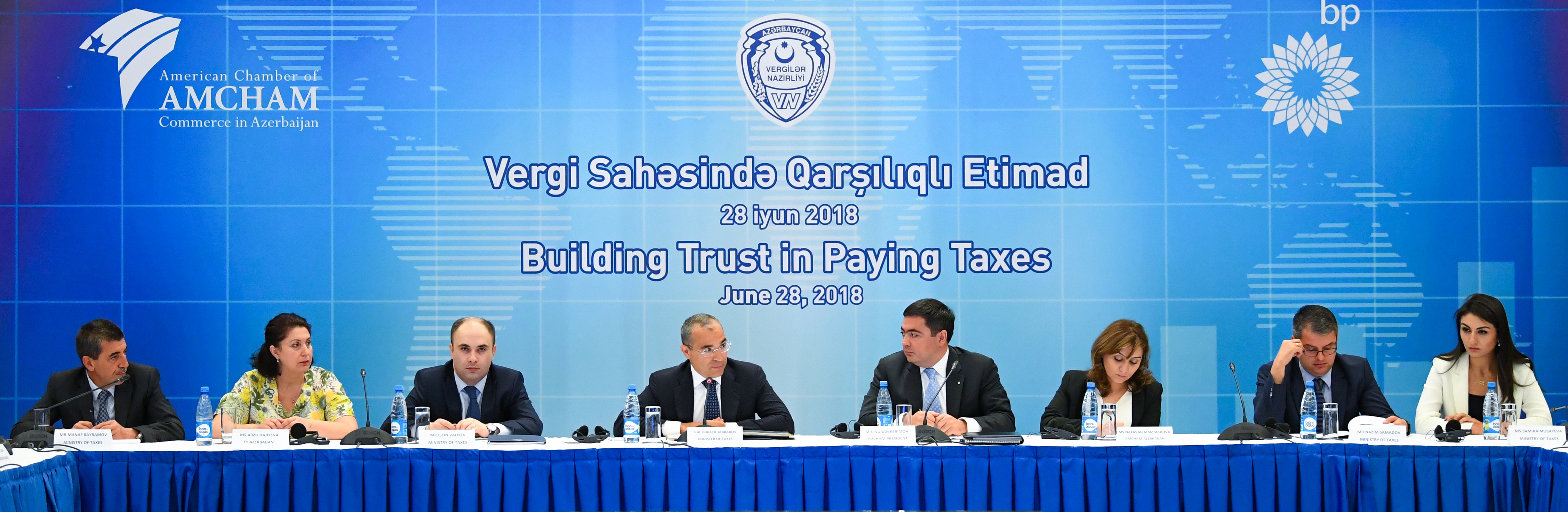 Azərbaycanda Amerika Ticarət Palatasının üzvləri ilə görüş keçirildi   - FOTOLAR