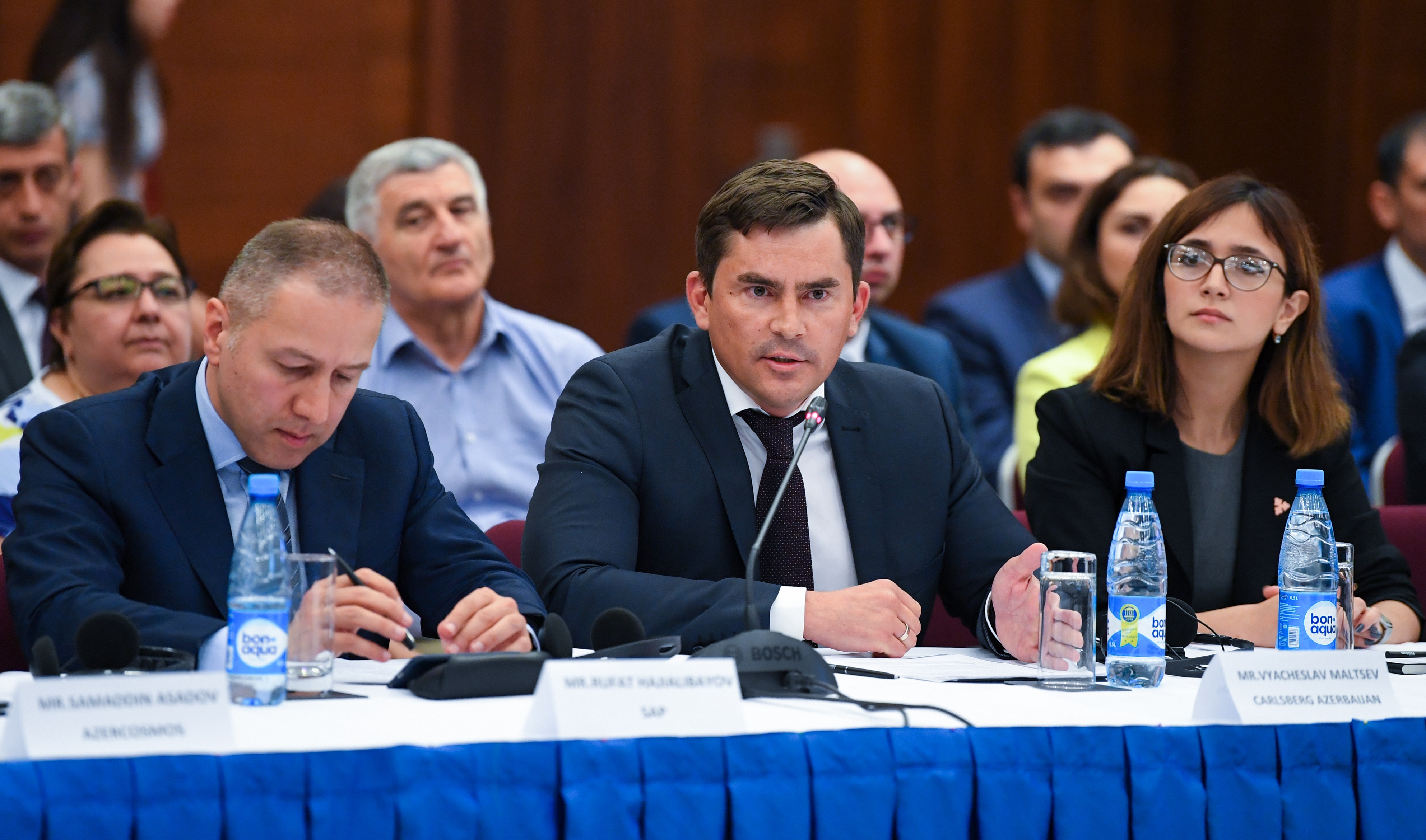 Azərbaycanda Amerika Ticarət Palatasının üzvləri ilə görüş keçirildi   - FOTOLAR