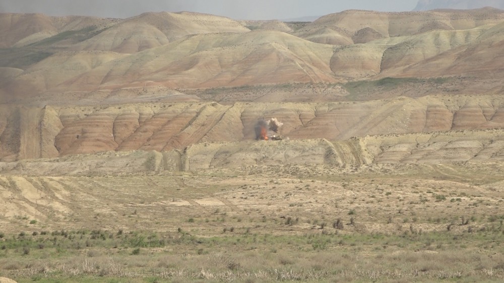 Düşmənin hədəfləri məhv edildi - FOTOLAR