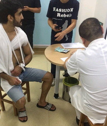 Azərbaycanlı dünya çempionunun çiyni çıxdı   - FOTO (VİDEO)