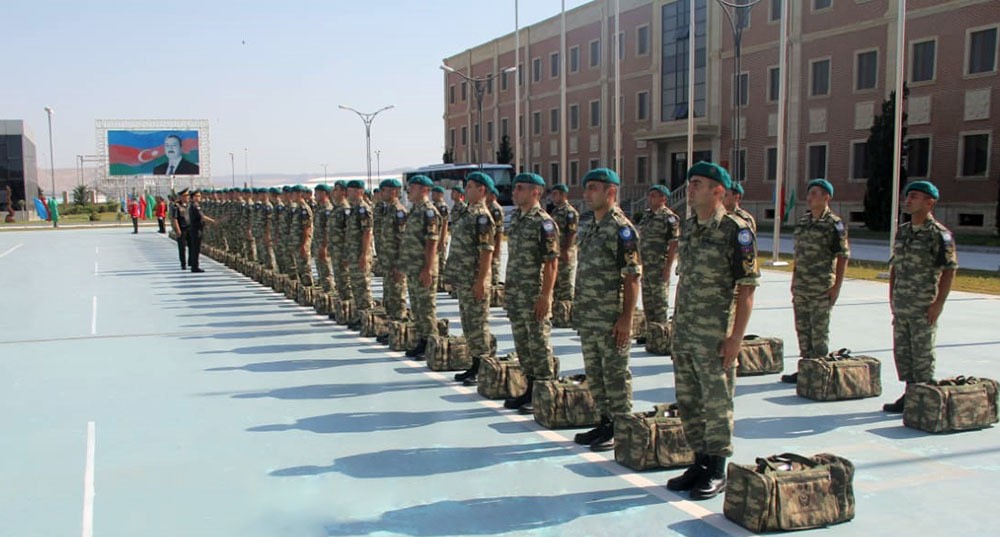 Sülhməramlılarımız Əfqanıstana yola salındı  - FOTOLAR