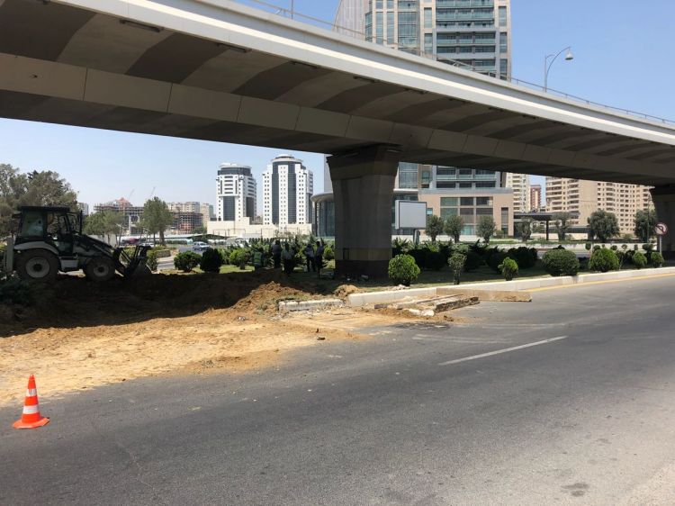 Bakıda bu yollar bağlanır   - FOTO 