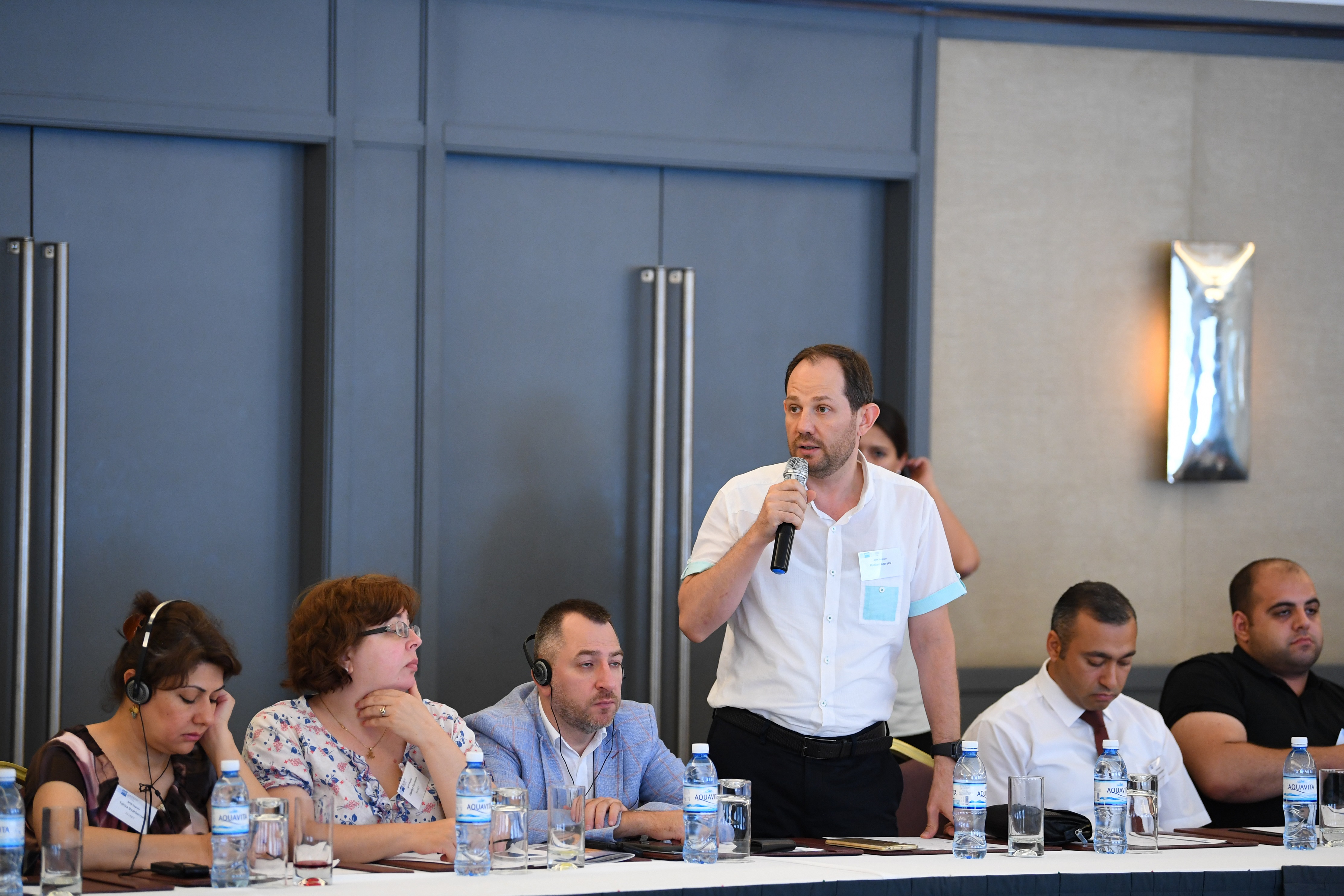 Mikayıl Cabbarov sahibkarlarla görüşdü  - FOTOLAR