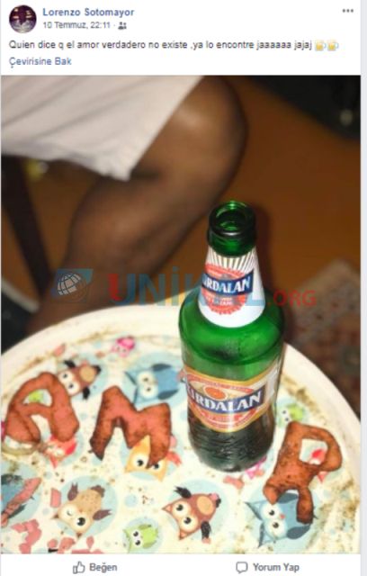 Qaradərili boksçumuz azərbaycanlı sevgilisinə belə eşq elan etdi  â€“ Pivə və ... FOTO 