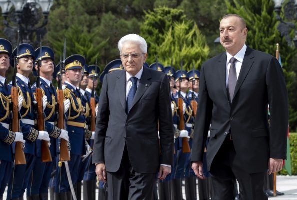 Prezidentlərin görüşü İtaliya mətbuatında -   FOTOLAR