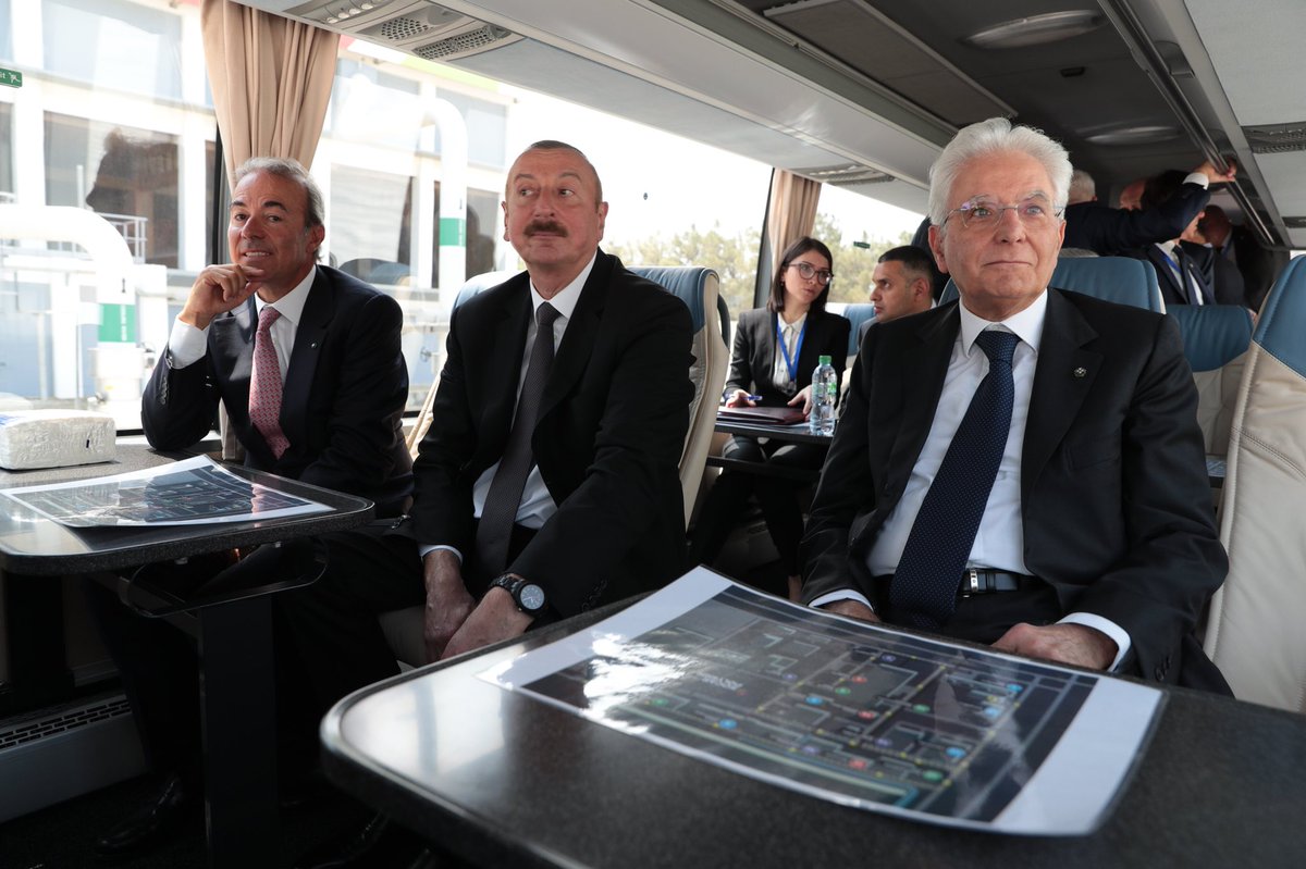 Prezidentlərin görüşü İtaliya mətbuatında -   FOTOLAR