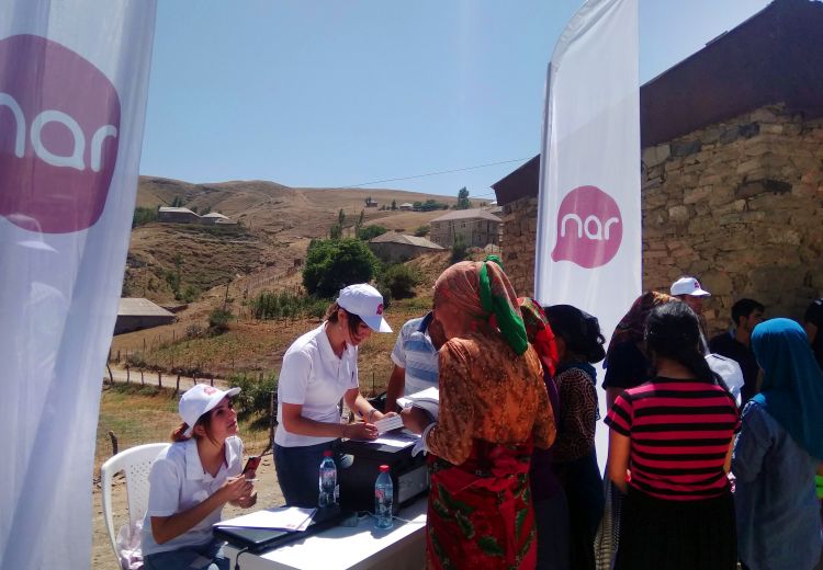Nar ucqar dağ kəndini mobil rabitə ilə təmin etdi    - FOTO