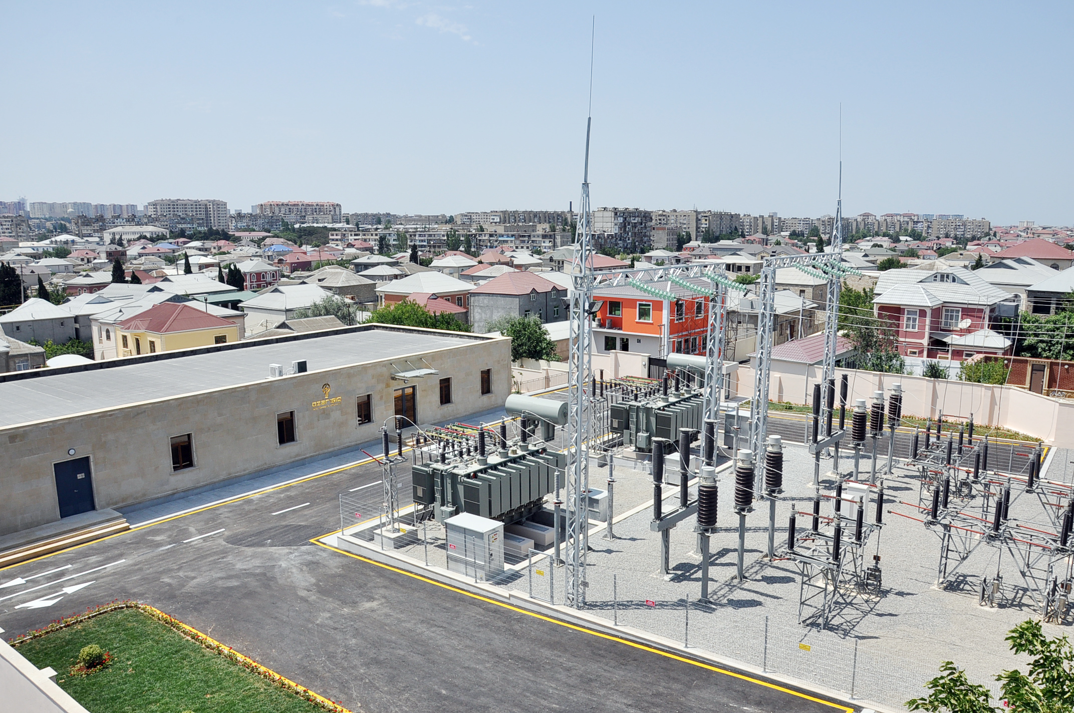 Azərişıq Qızılağac aqroparkın elektrik təchizatı üçün yarımstansiyalar inşa etdi  - FOTOLAR