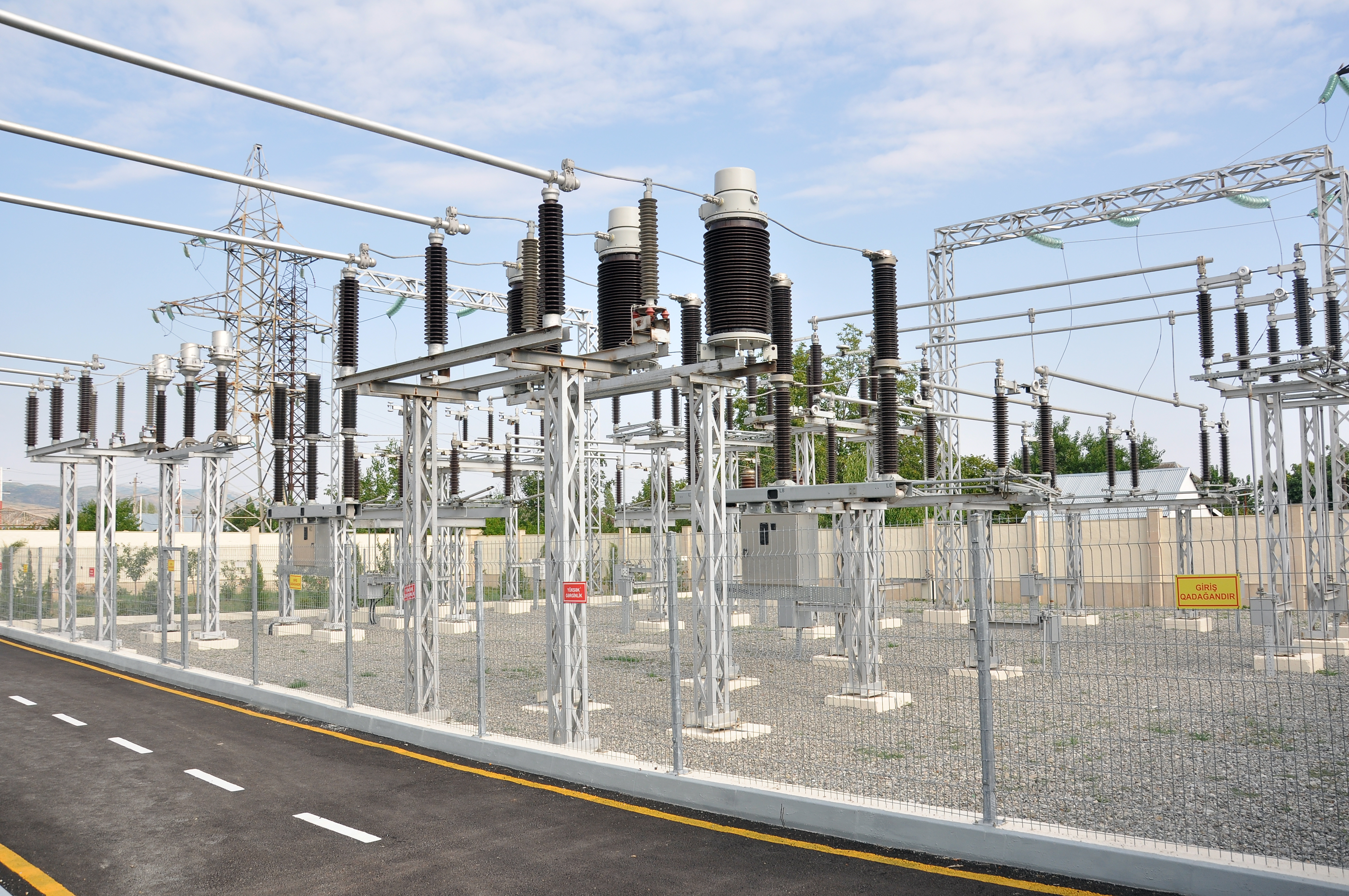 Azərişıq Qızılağac aqroparkın elektrik təchizatı üçün yarımstansiyalar inşa etdi  - FOTOLAR