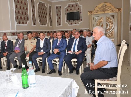 İcra başçısı Mehdiabadda sakinlərlə görüşdü -  FOTOLAR