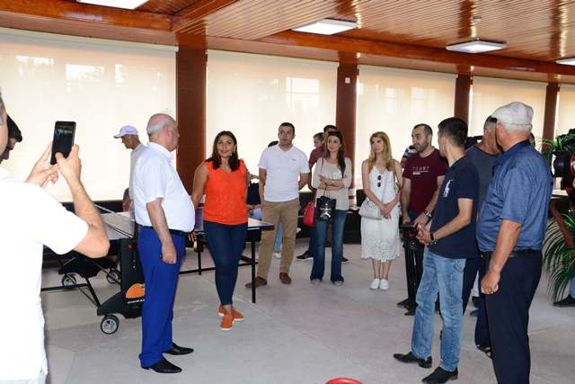 Azərbaycan Dəmir Yolları Mətbuat gününü   Lokomotivdə təşkil etdi (FOTOLAR)