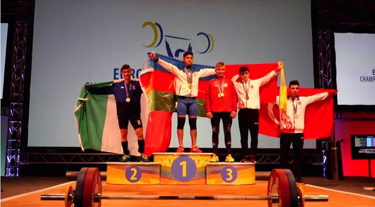 Atletimiz Avropa birinciliyinin qızıl medalçısı oldu - FOTO