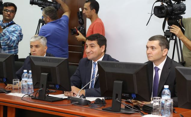 Zaxarova Azərbaycanda məsləhətləşmələr aparır -  FOTO