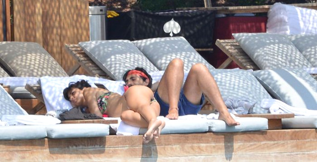 Tubanın sevgilisi ilə səmimi görüntüləri -  FOTOLAR