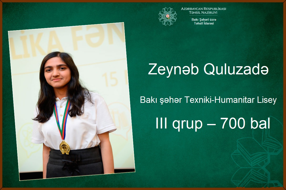 Bakıda 700 bal toplayan abituriyentlər bunlardır   - FOTOLAR