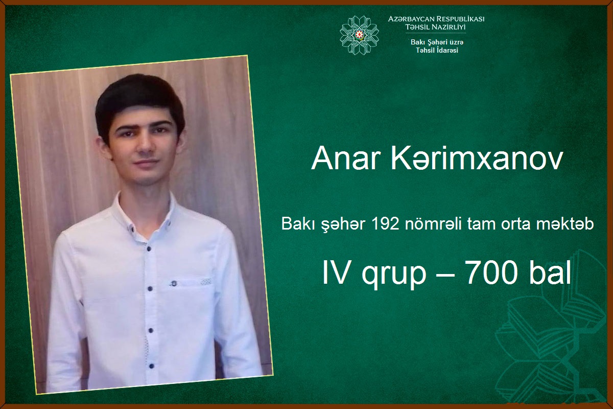 Bakıda 700 bal toplayan abituriyentlər bunlardır   - FOTOLAR