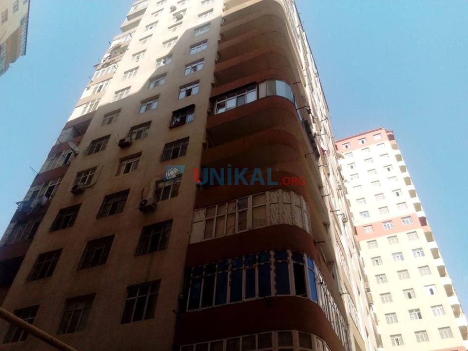 Bakıdakı 16 mərtəbəli binada  YANÄžIN HƏYƏCANI - FOTOLAR