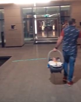 İlkin Həsəni qızı ilə   - FOTOLAR