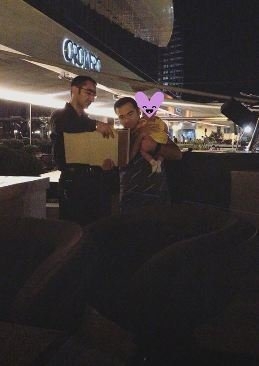 İlkin Həsəni qızı ilə   - FOTOLAR