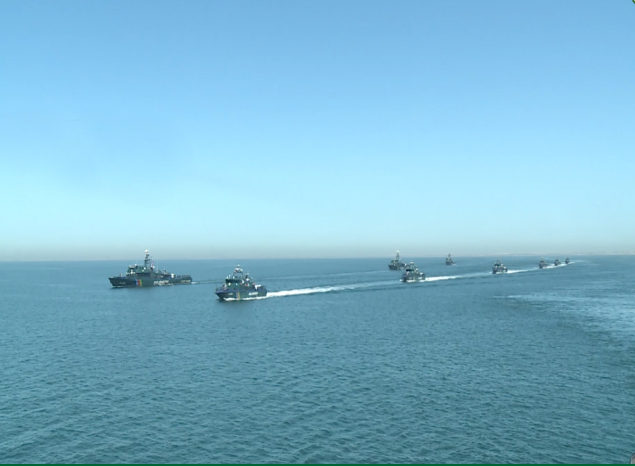 DSX Xəzərdə taktiki döyüş təliminə   START VERDİ - FOTOLAR