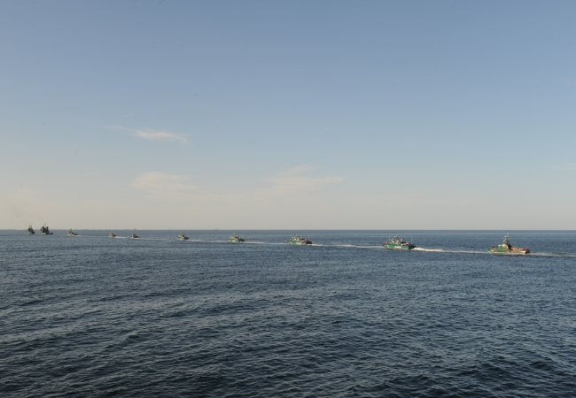 DSX Xəzərdə taktiki döyüş təliminə   START VERDİ - FOTOLAR