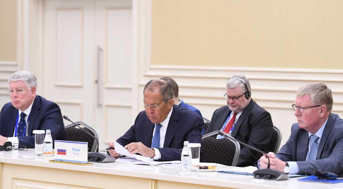 Xəzəryanı dövlətlərin XİN başçıları müzakirə etdilər -  FOTOLAR