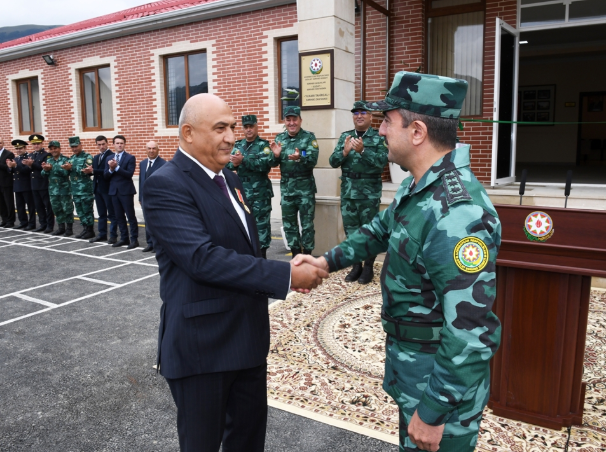 Yeni sərhəd zastavası kompleksi istifadəyə verildi  - FOTOLAR