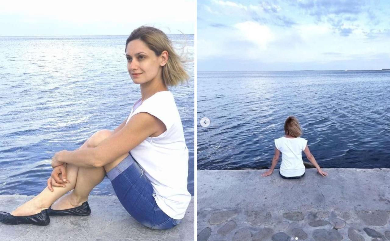 Cazibədar aktrisa yay tətilini Bakıda keçirir:  Xəzər dənizinə heyranam... FOTO