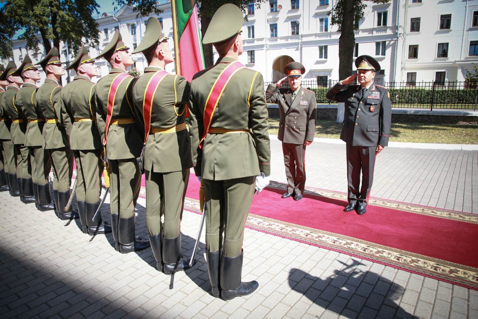 Nəcməddin Sadıkov belaruslu həmkarı ilə görüşdü   - FOTO