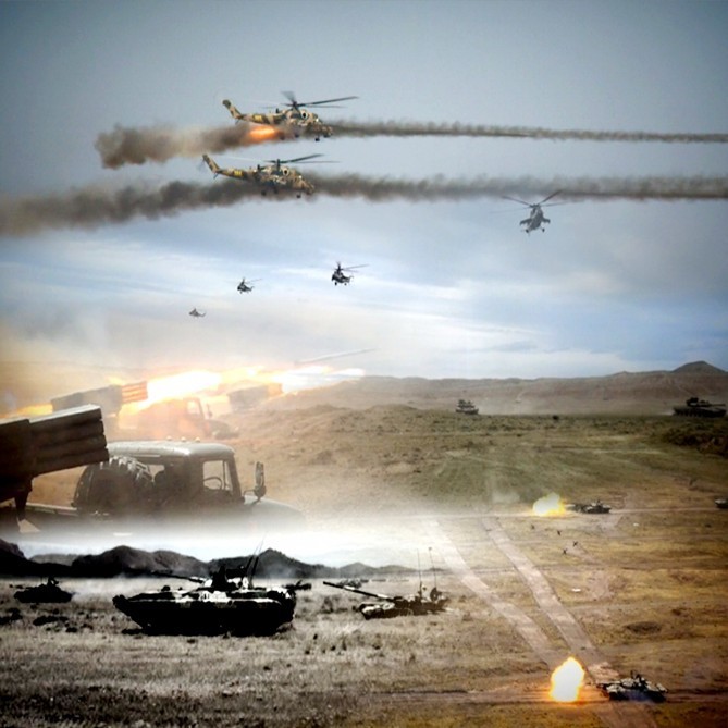 Həyəcan siqnalı verildi: SU-25- lər havaya qaldırıldı - FOTOLAR