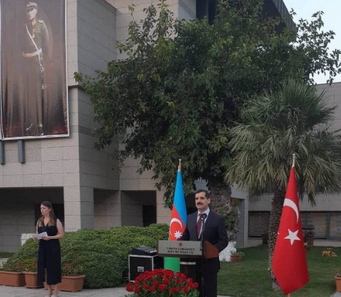 Bakıda Türkiyənin Zəfər bayramı qeyd olunub  