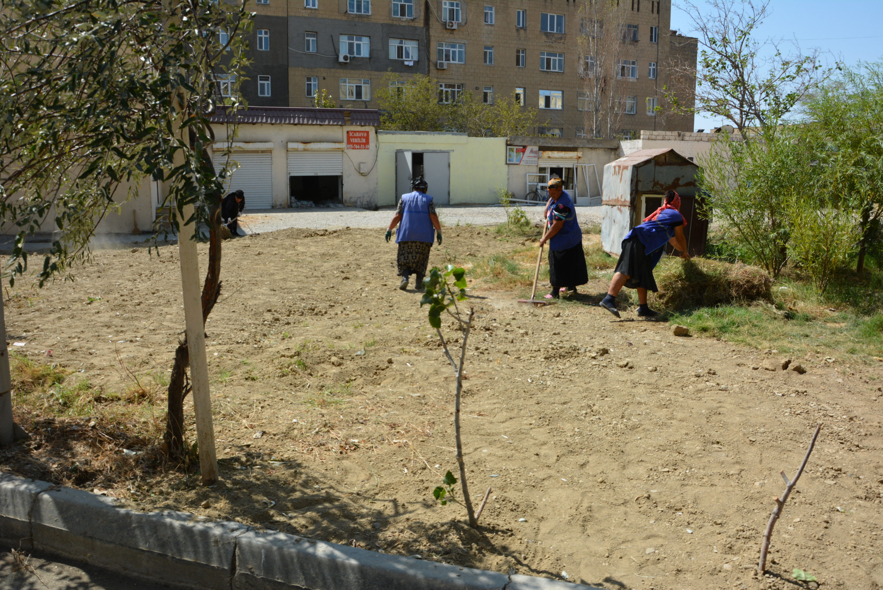 Qaradağda quruculuq abadlıq işləri davam etdirilir   - FOTOLAR