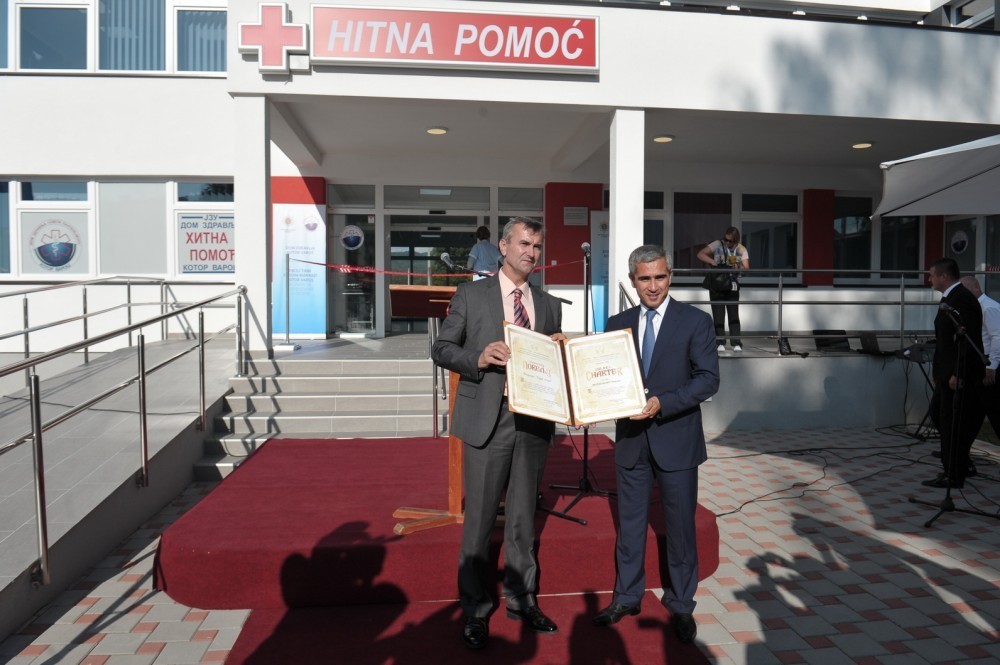 Heydər Əliyev Fondu Bosniyada Təcili Tibbi Yardım Mərkəzi inşa etdirdi - FOTOLAR