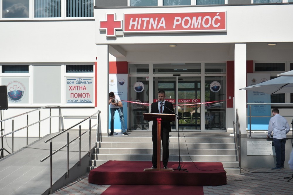 Heydər Əliyev Fondu Bosniyada Təcili Tibbi Yardım Mərkəzi inşa etdirdi - FOTOLAR