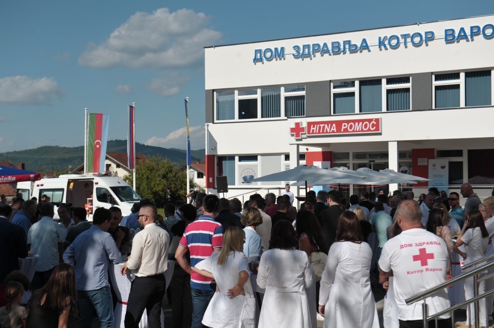 Heydər Əliyev Fondu Bosniyada Təcili Tibbi Yardım Mərkəzi inşa etdirdi - FOTOLAR