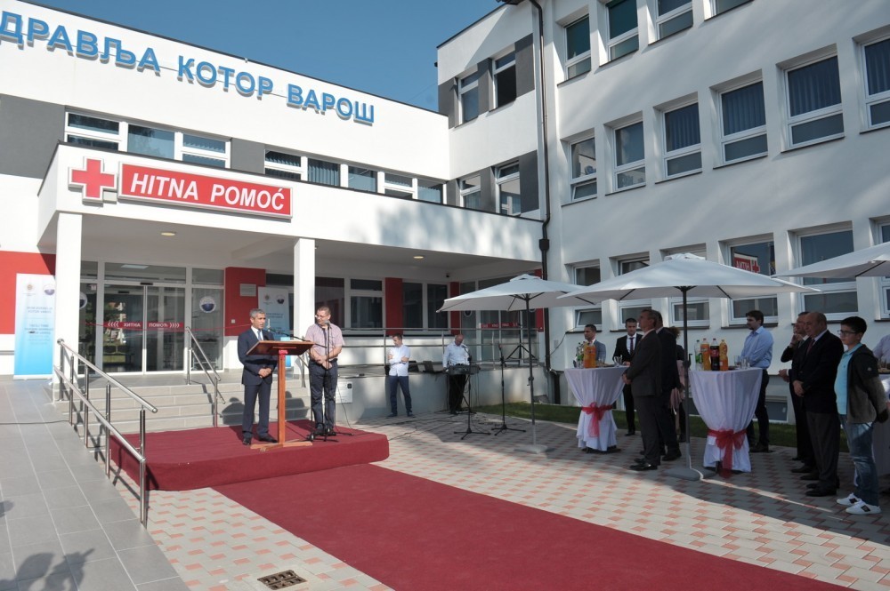 Heydər Əliyev Fondu Bosniyada Təcili Tibbi Yardım Mərkəzi inşa etdirdi - FOTOLAR