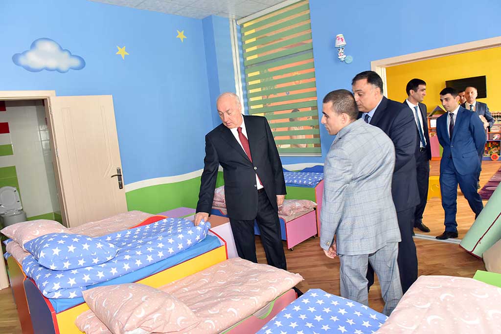 Zakir Fərəcov Sumqayıtda uşaq bağçasının açılışını etdi -  FOTOLAR