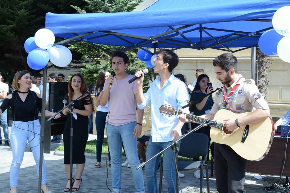 UNEC-də zəngin proqramlı Oriyentasiya Günü keçirildi  - FOTOLAR